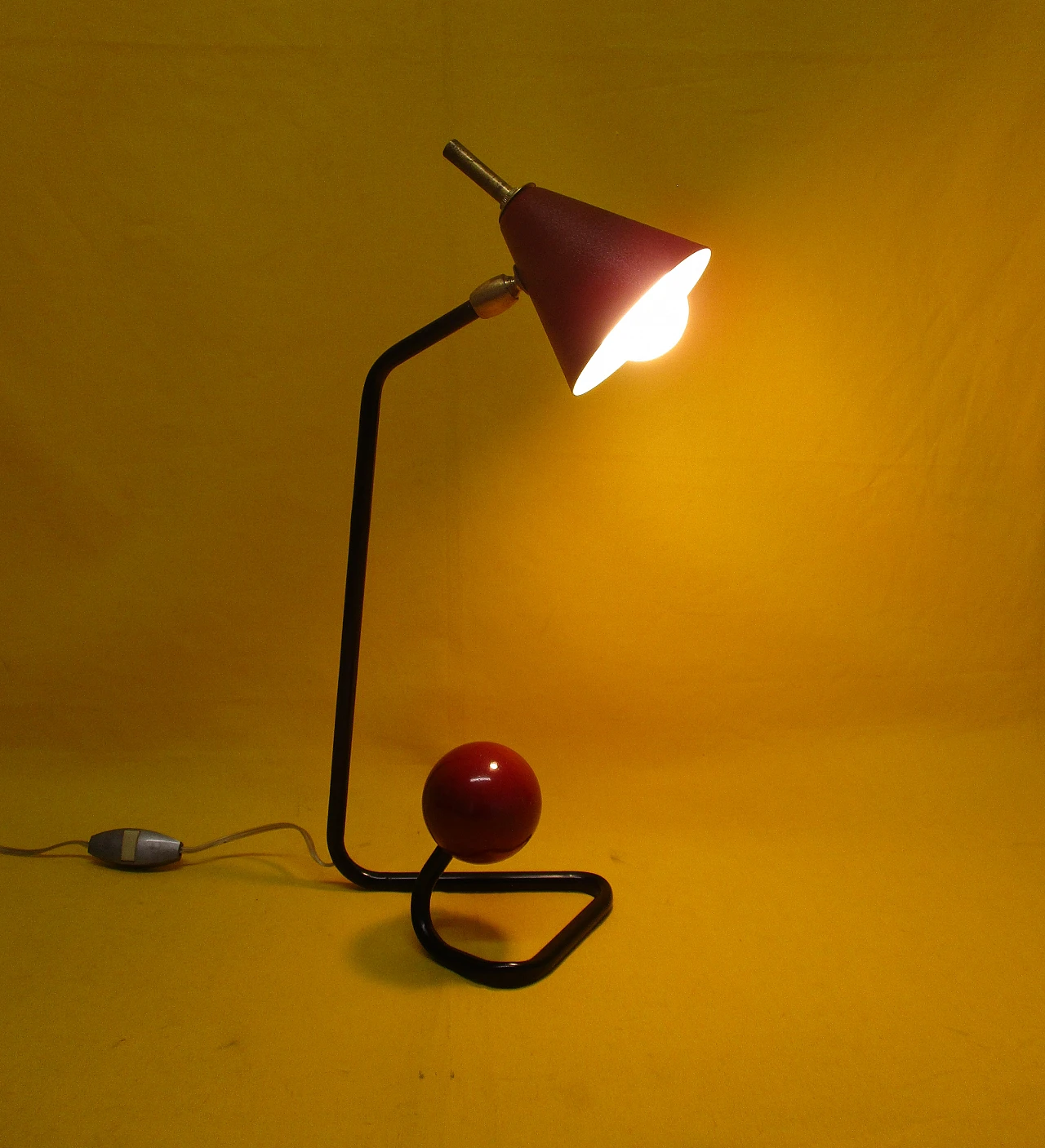 Lampada da scrivania design Stilnovo in metallo anni 50 10