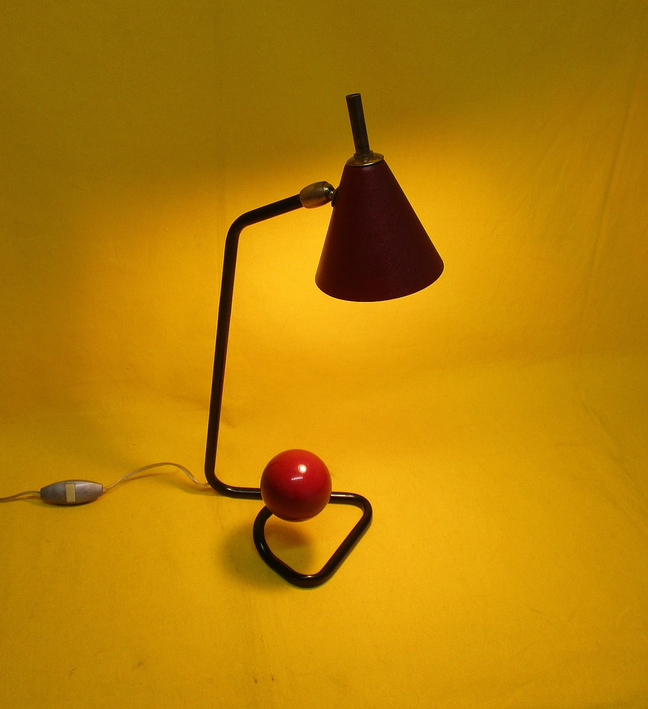 Lampada da scrivania design Stilnovo in metallo anni 50 12