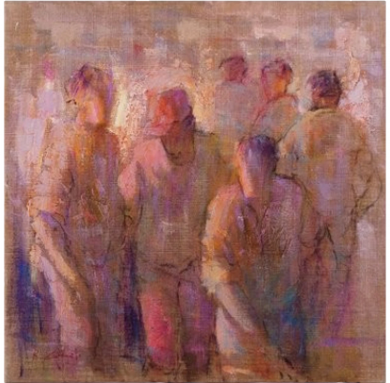 Metropolis di Renato Criscuolo, olio su tela, anni 2000 8