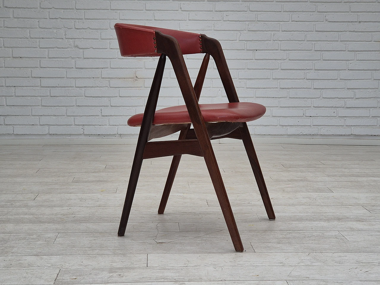 Danish chair by Farstrup solid teak wood, 1960s 1