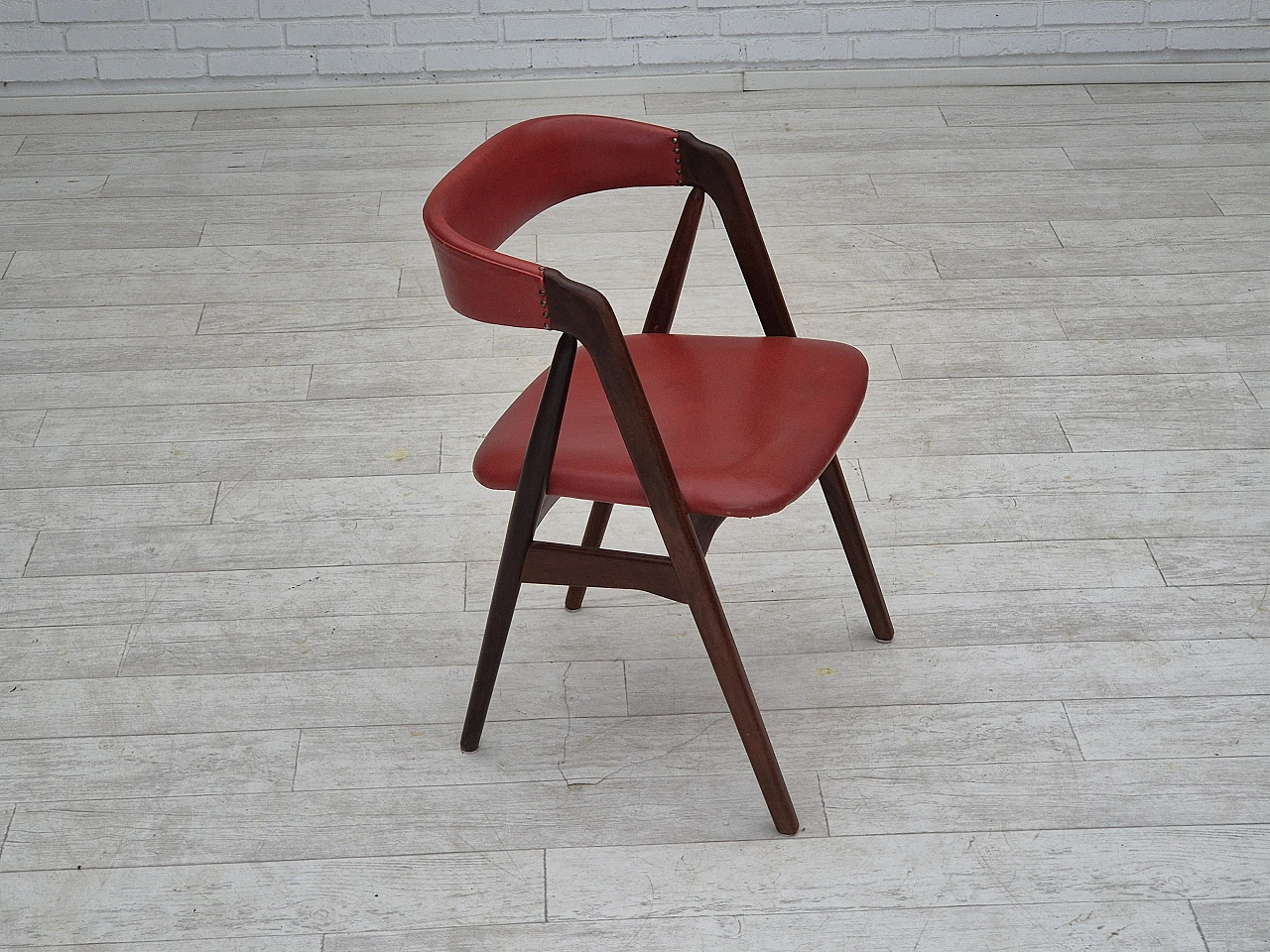 Danish chair by Farstrup solid teak wood, 1960s 2