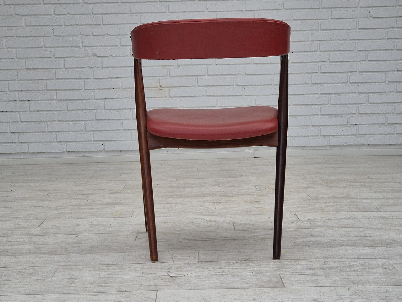 Danish chair by Farstrup solid teak wood, 1960s 12