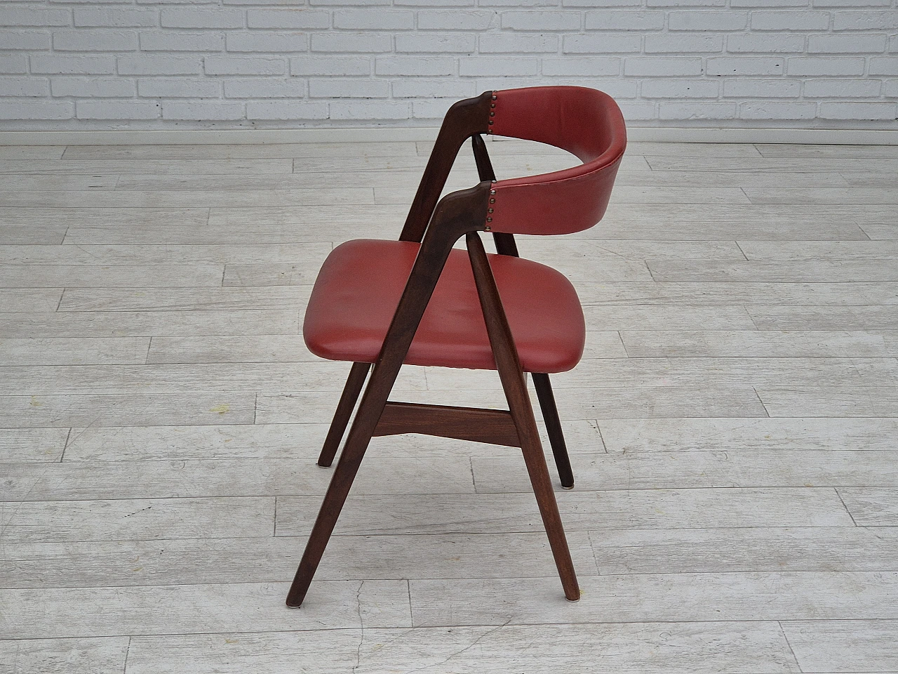 Danish chair by Farstrup solid teak wood, 1960s 15