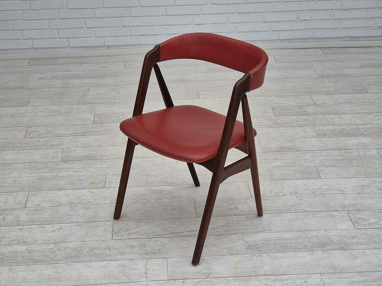 Danish chair by Farstrup solid teak wood, 1960s 16