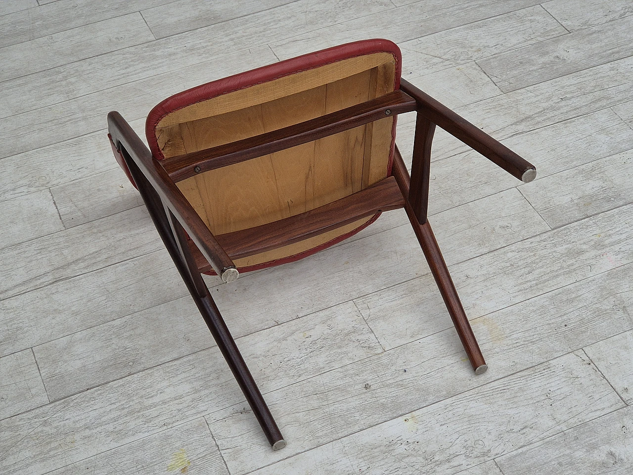 Danish chair by Farstrup solid teak wood, 1960s 18