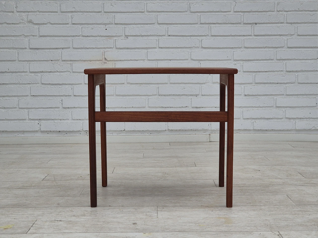 1970s, Danish side table, solid teak wood, original condition. 11