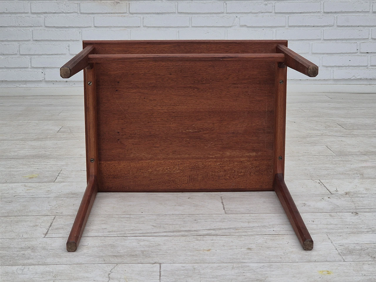 1970s, Danish side table, solid teak wood, original condition. 15