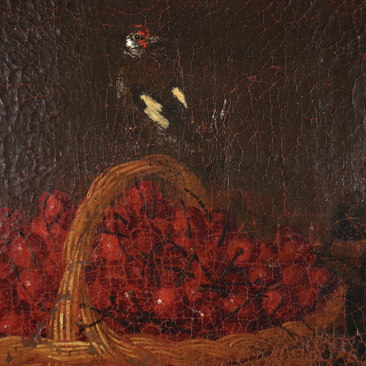 Still Life with fruit and flowers, oil on canvas, 17th century 10