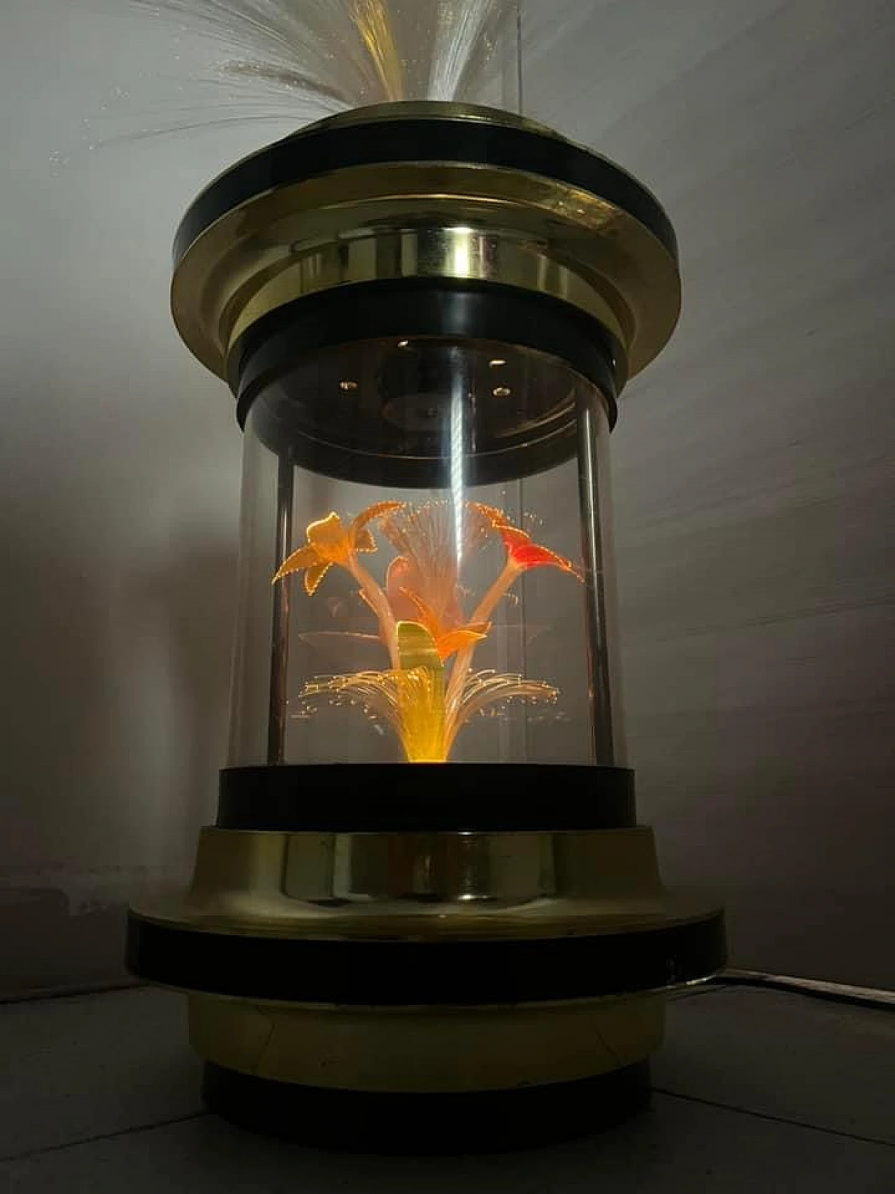 Lampada fibra ottica, anni '70 4