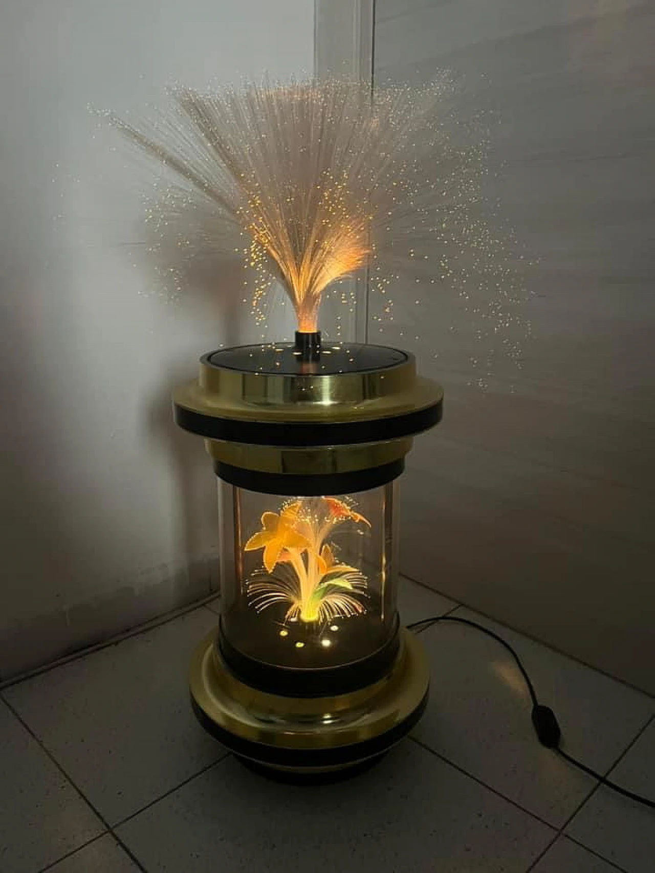 Lampada fibra ottica, anni '70 5