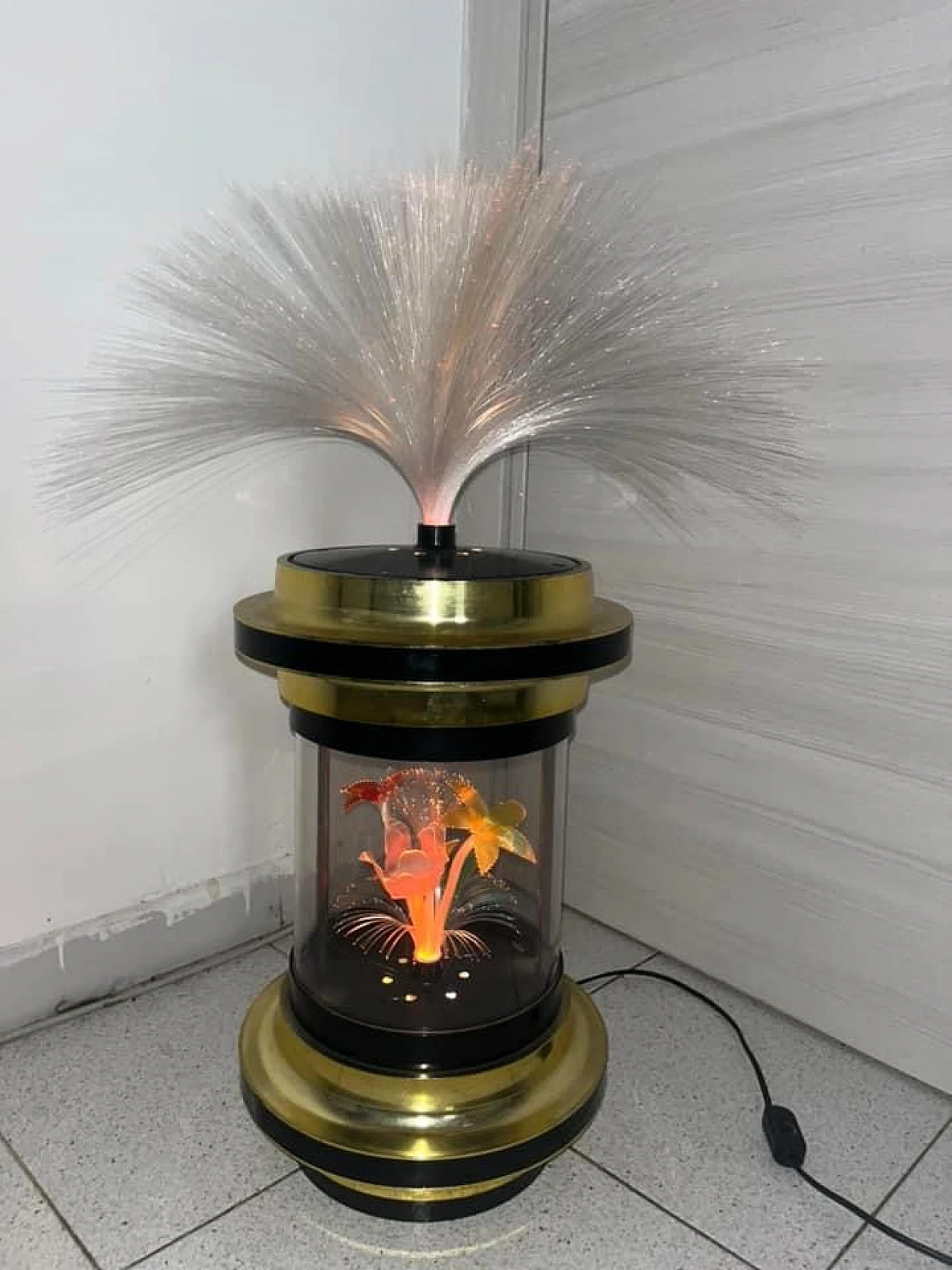 Lampada fibra ottica, anni '70 6