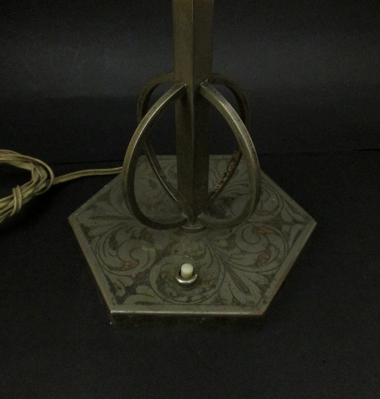 Lampada Gio Ponti in ottone nichelato e vetro anni 30 5