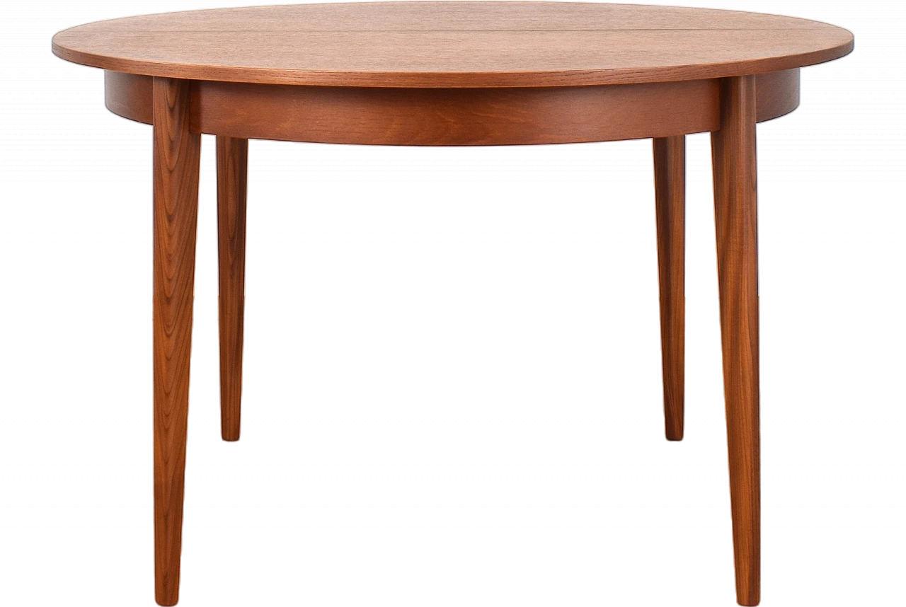 Danish teak extendable dining table, 1960s 11
