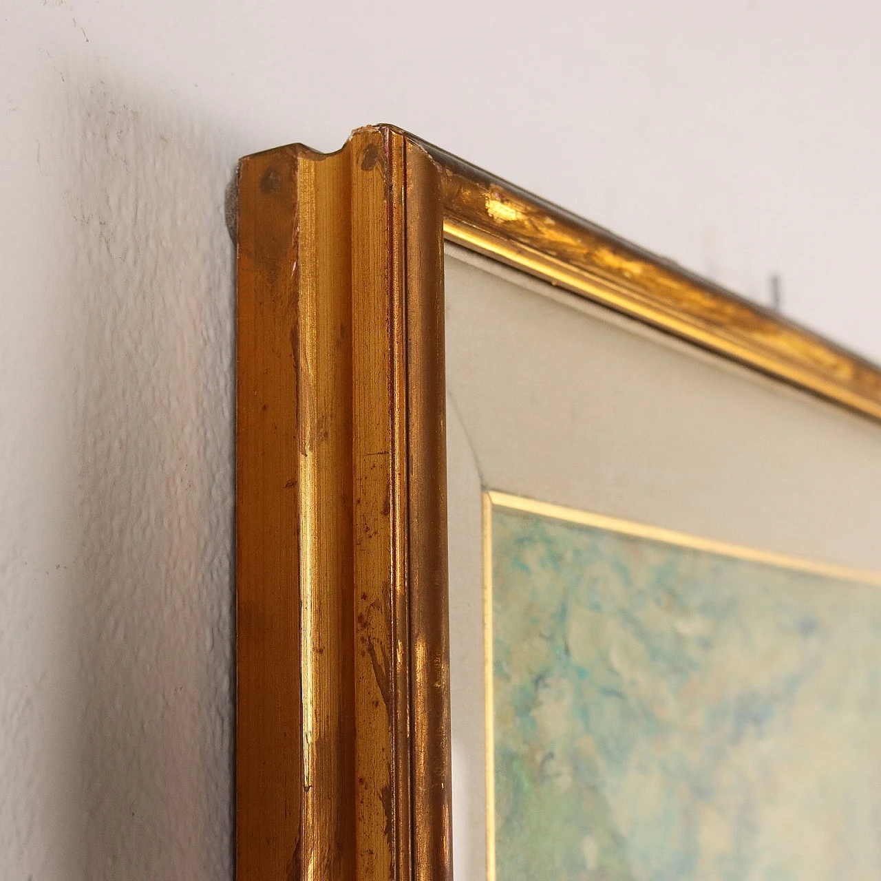 Raoul Viviani, Il viottolo di San Rocco (Camogli), dipinto a olio su cartone 8