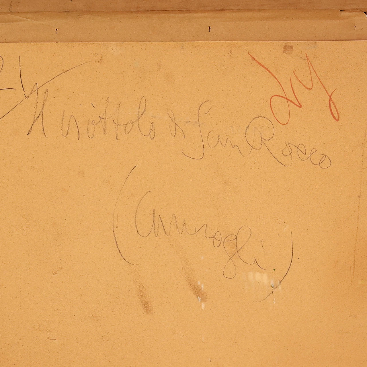 Raoul Viviani, Il viottolo di San Rocco (Camogli), dipinto a olio su cartone 10