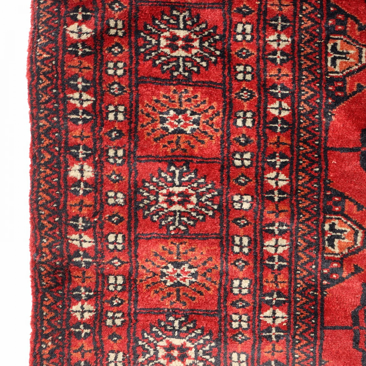 Pakistani Bukhara cotton and wool carpet 5