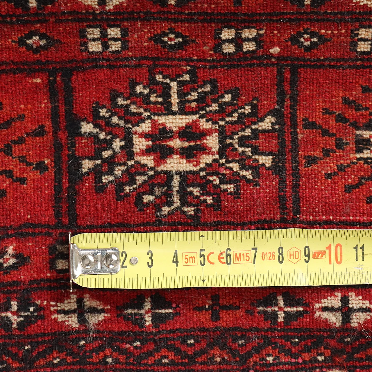 Pakistani Bukhara cotton and wool carpet 10