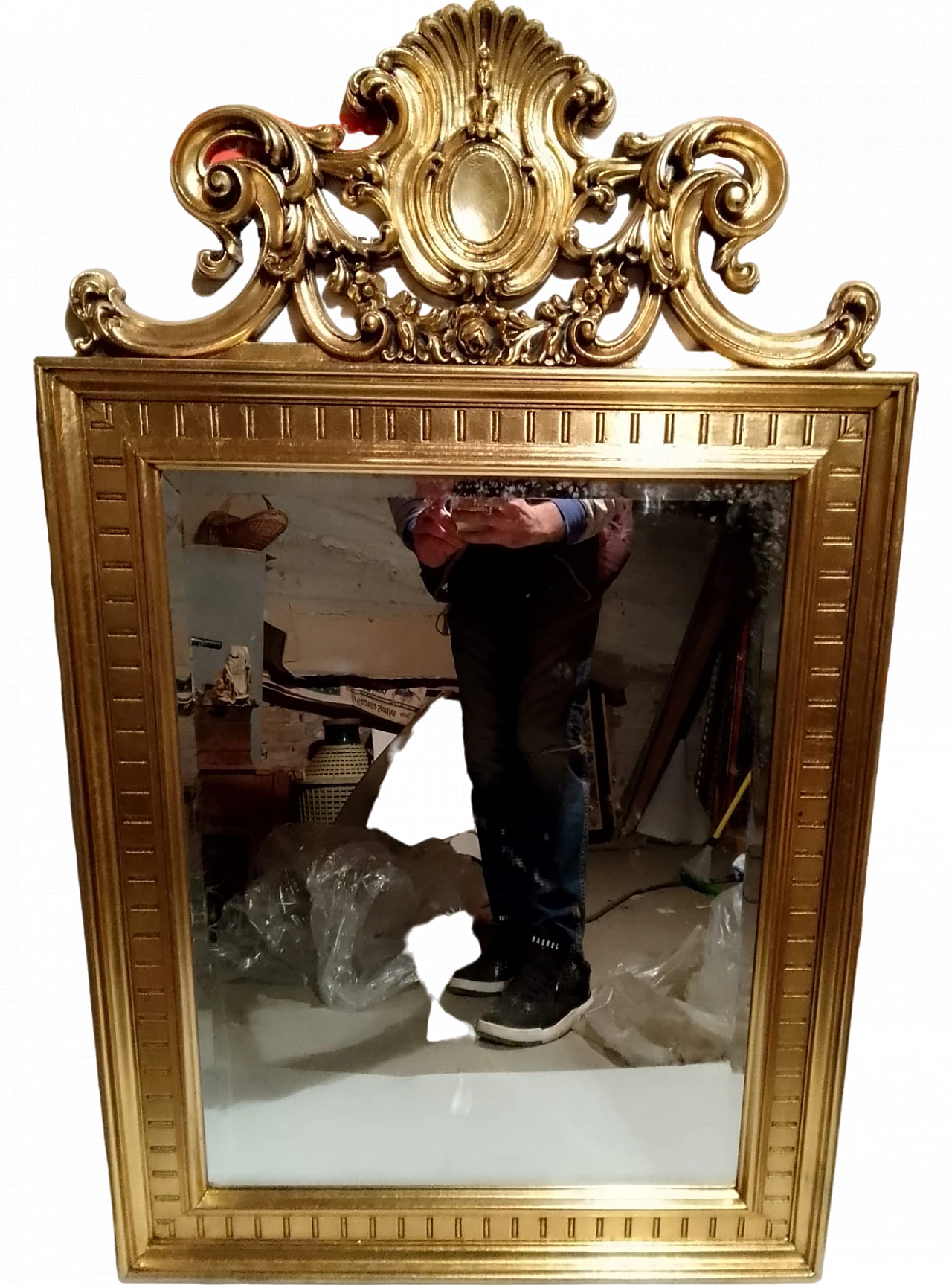 Specchiera stile barocco, anni '50 5