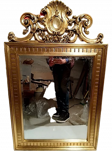 Specchiera stile barocco, anni '50