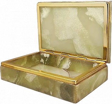 Scatola in onice, Italia, anni '60