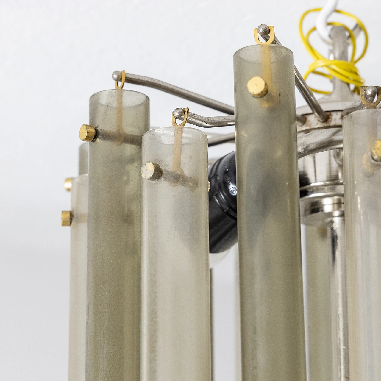 Chandelier with Murano glass, 1950s 9