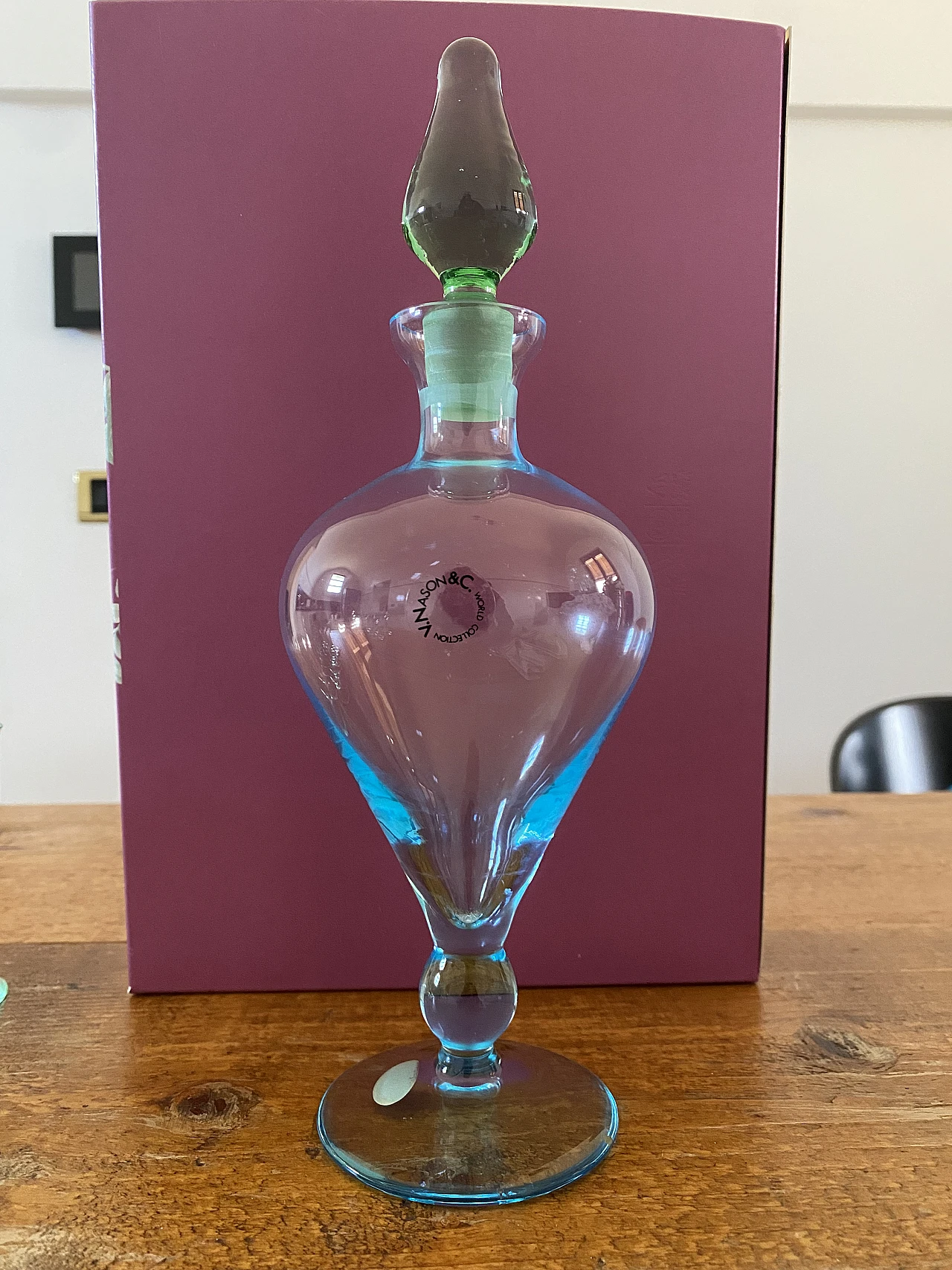 Bottiglia da liquore V. Nason & C. Murano, anni '90 1