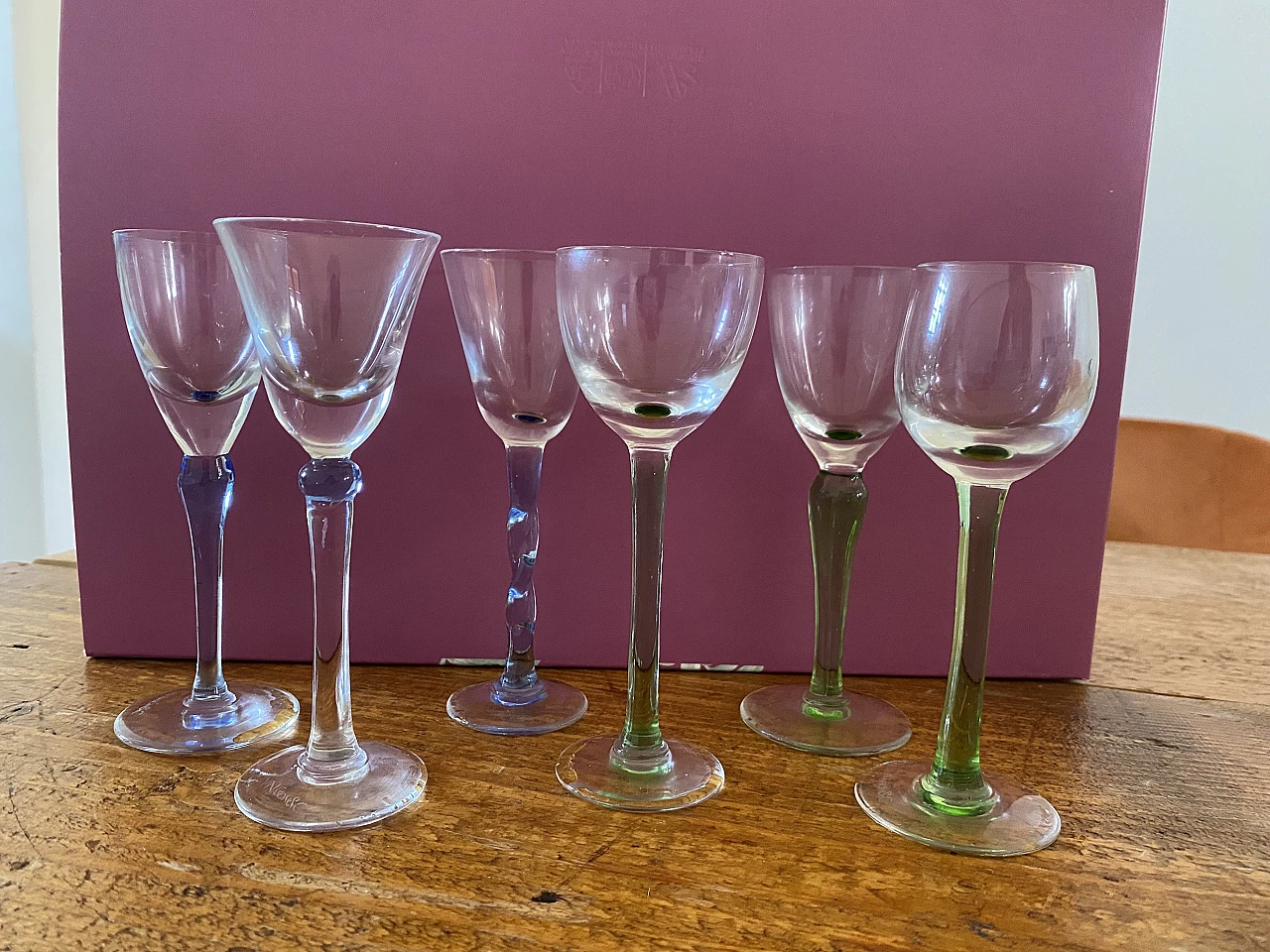 6 bicchieri da liquore di V. Nason & C. Murano, anni '80 2