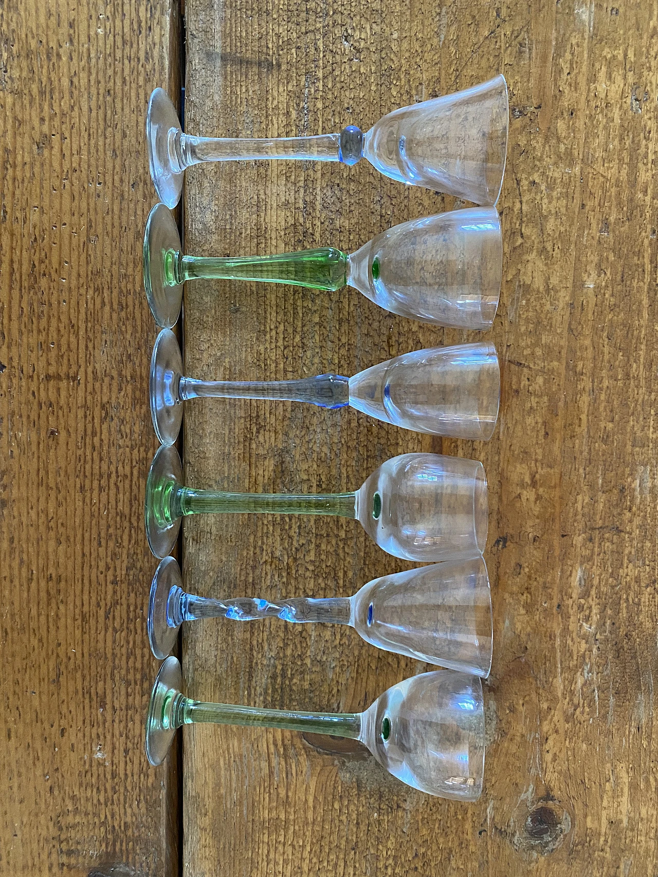 6 bicchieri da liquore di V. Nason & C. Murano, anni '80 4