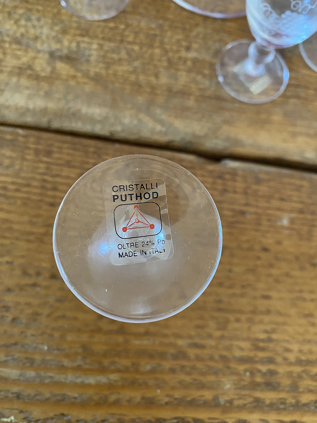 Set da liquore Puthod di Dammi in cristallo, anni '90 3