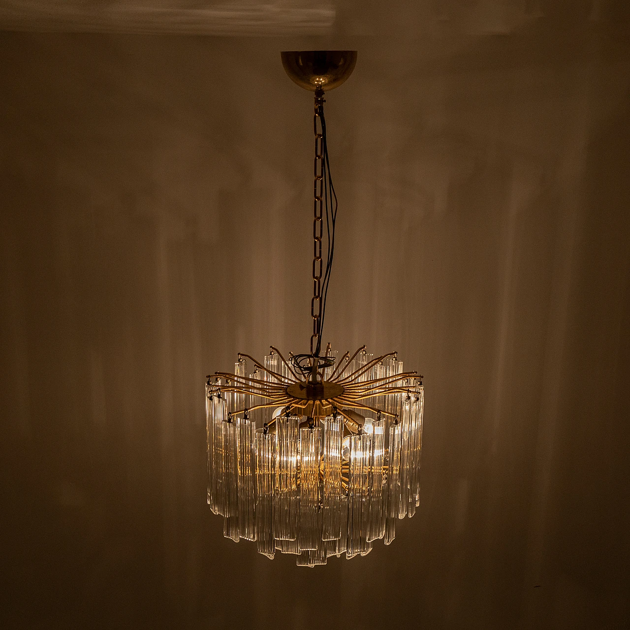 Murano glass ceiling lamp, 1950s 3