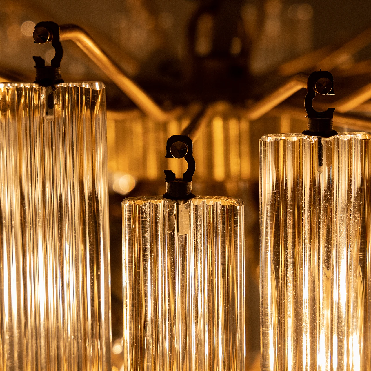 Murano glass ceiling lamp, 1950s 4