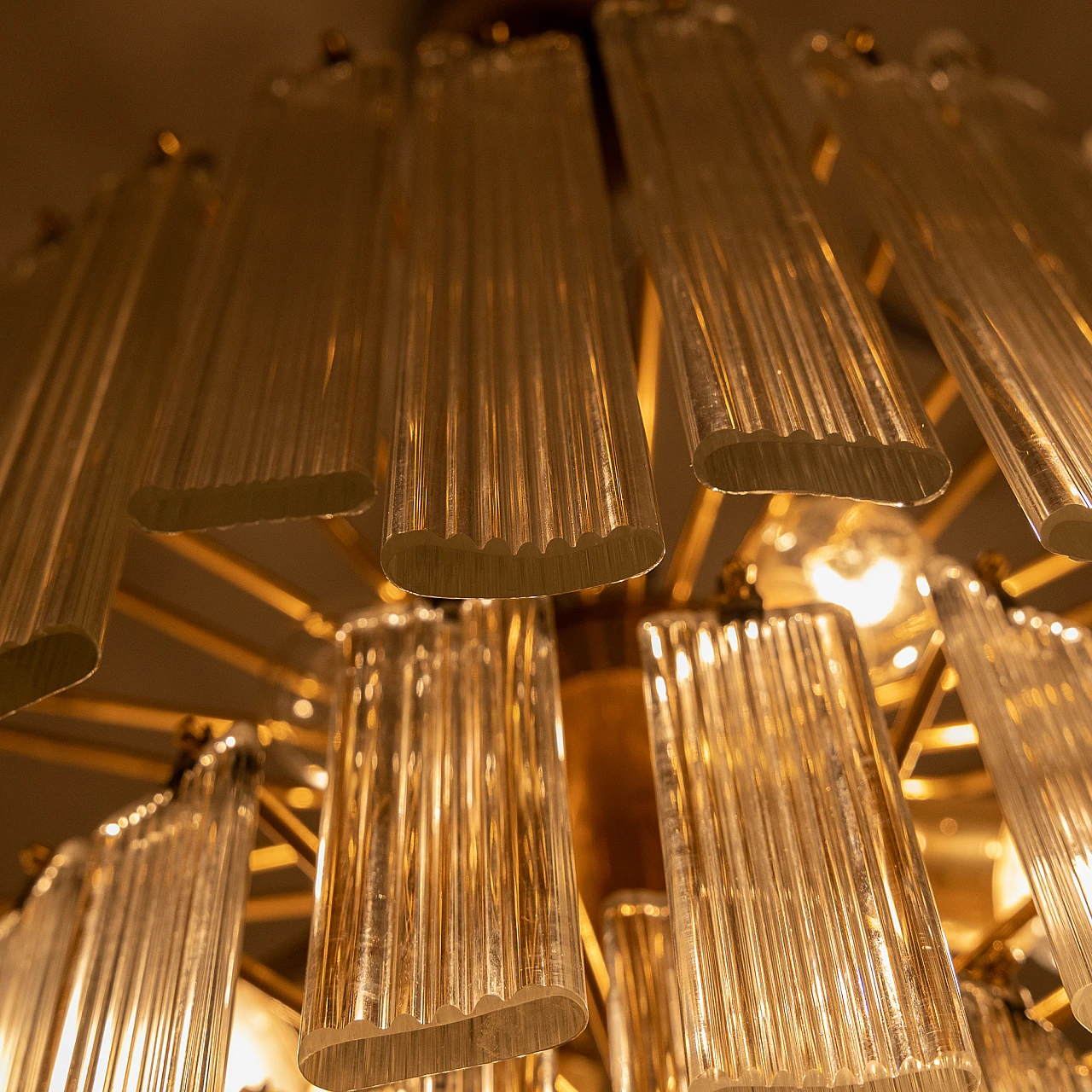 Murano glass ceiling lamp, 1950s 6