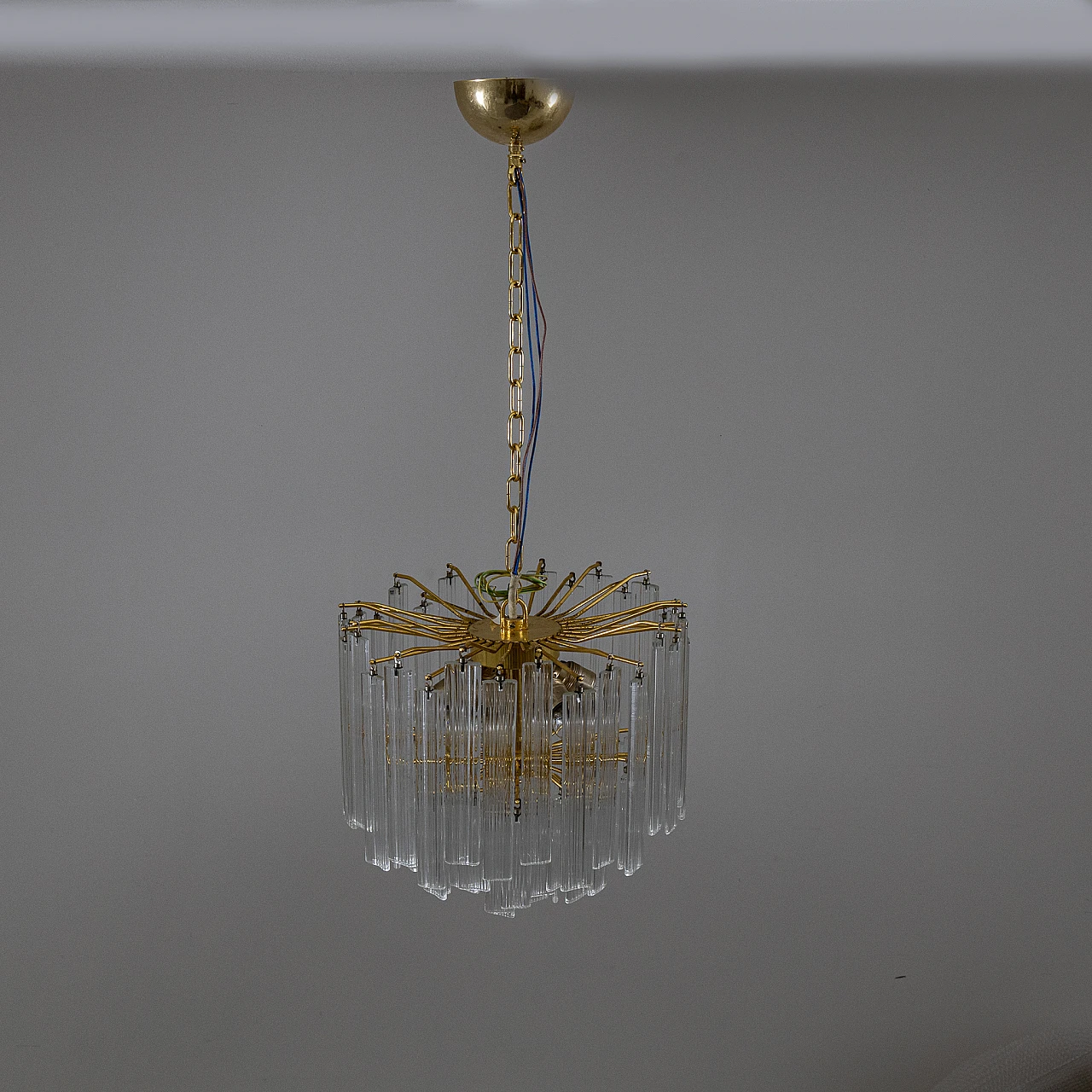 Murano glass ceiling lamp, 1950s 10