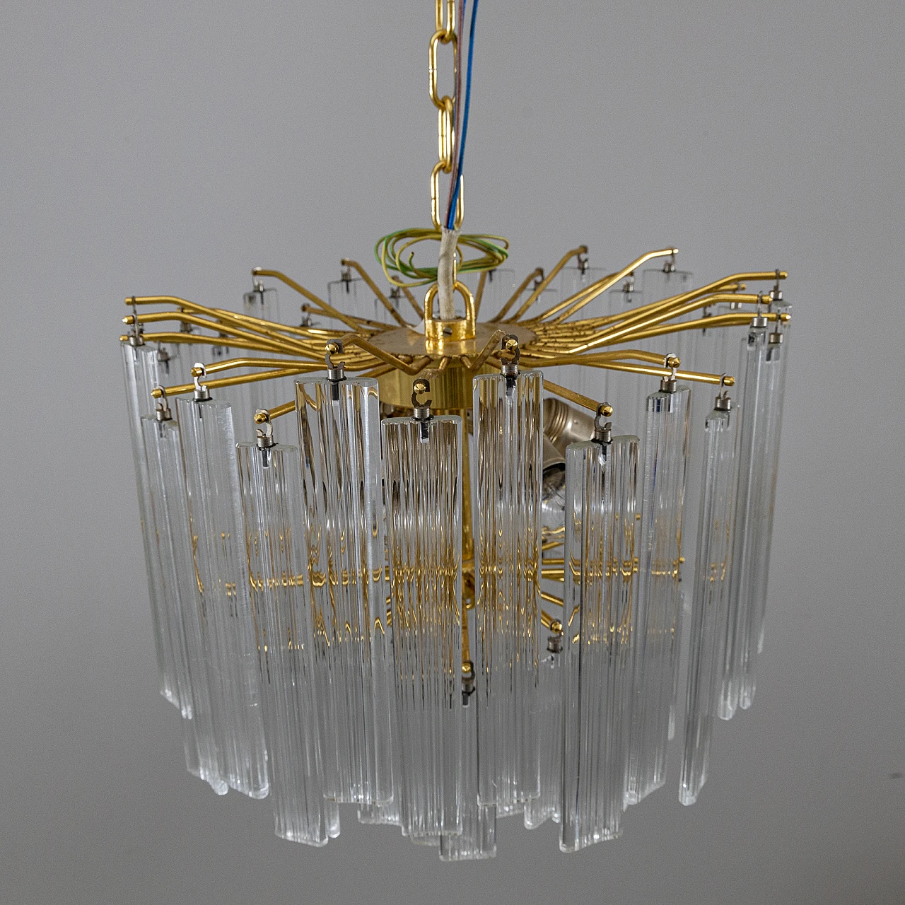 Murano glass ceiling lamp, 1950s 14