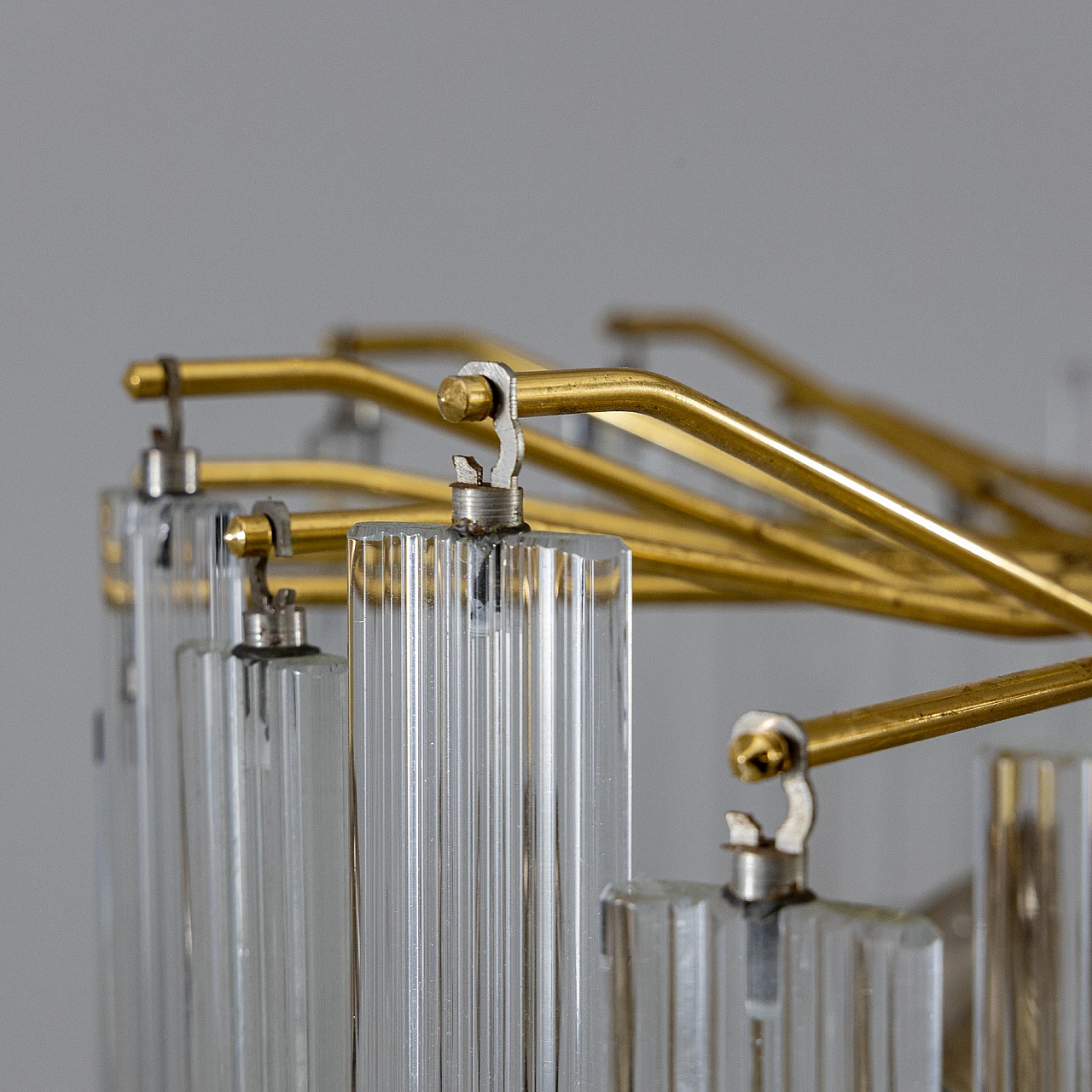 Murano glass ceiling lamp, 1950s 15