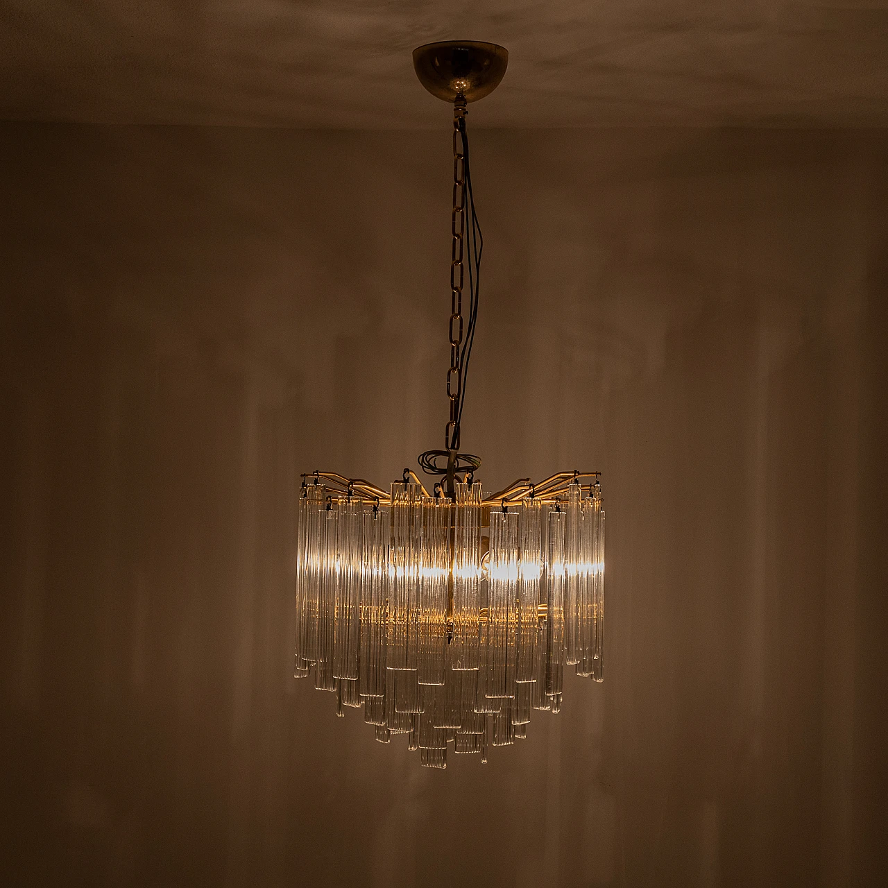 Murano glass ceiling lamp, 1950s 17