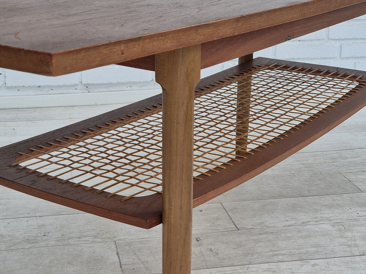 Tavolino da caffè danese in teak, Anni anni '70 4