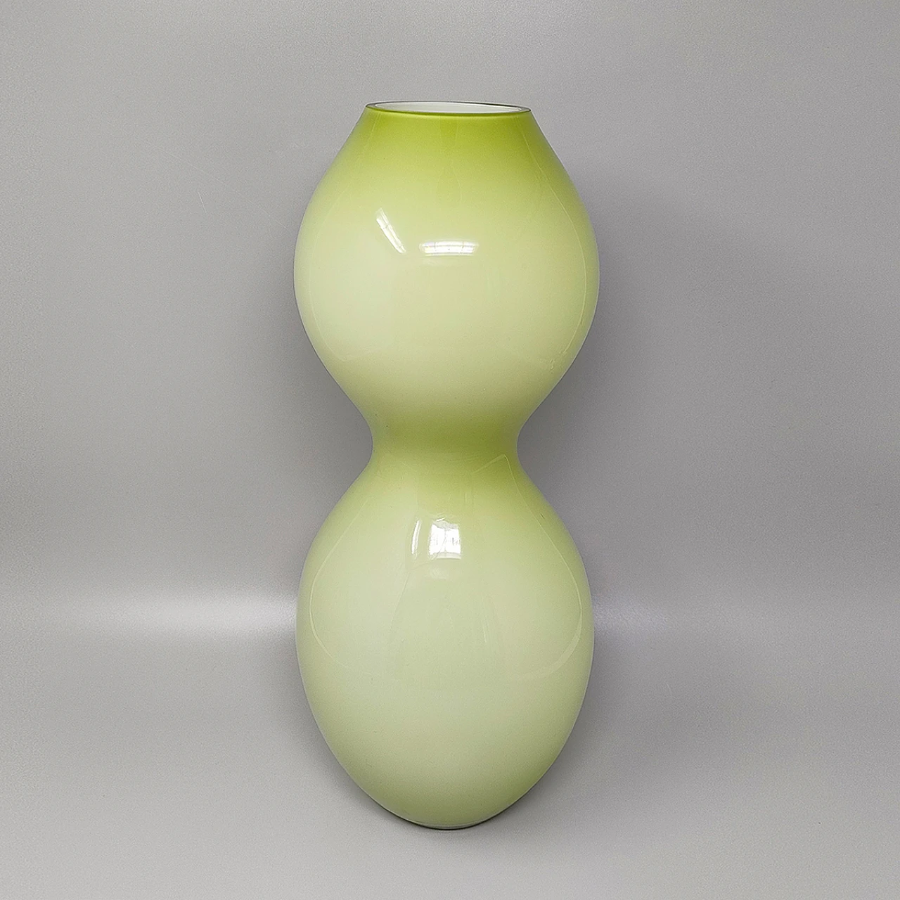 Vaso Space Age verde in vetro di Murano, anni '70 2