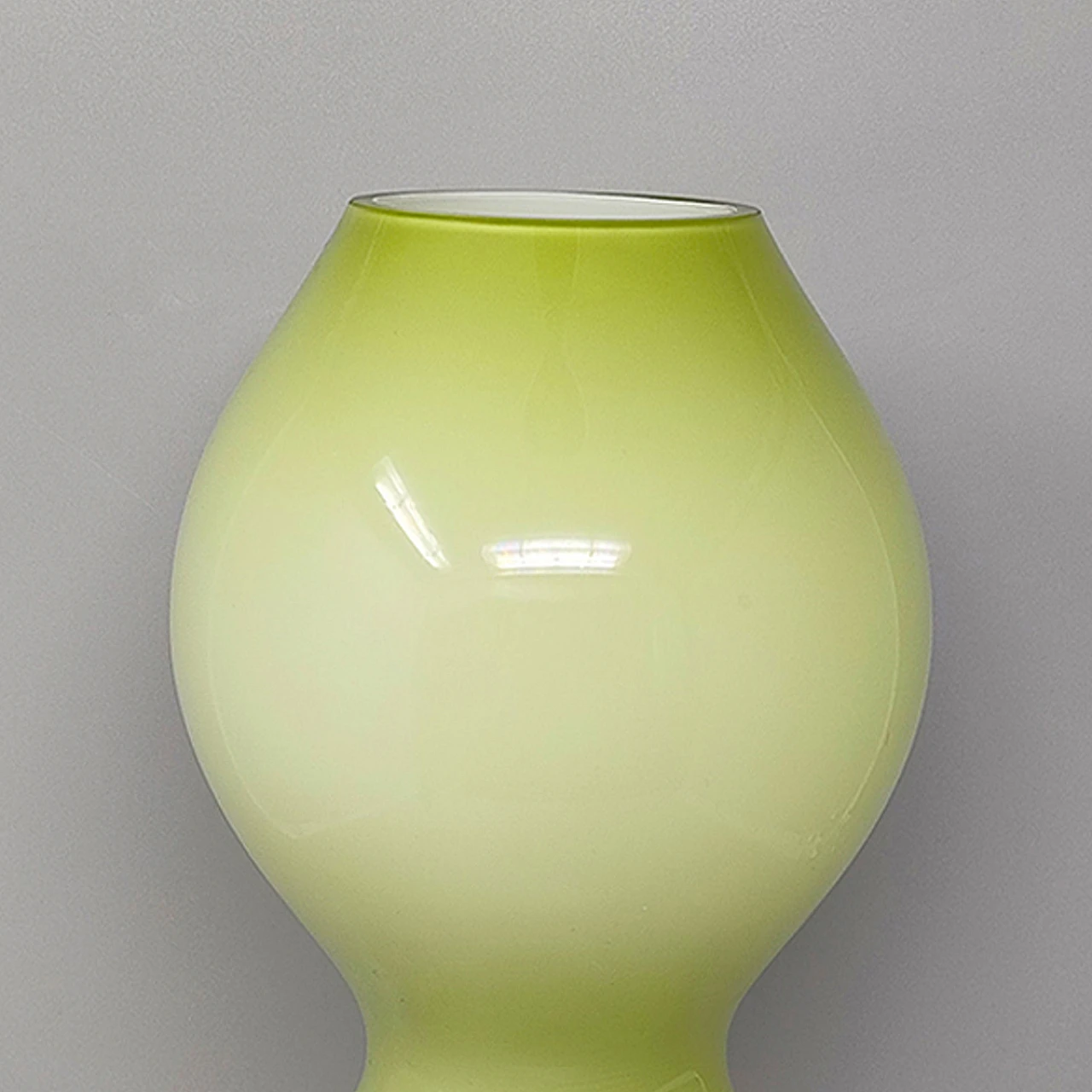 Vaso Space Age verde in vetro di Murano, anni '70 4