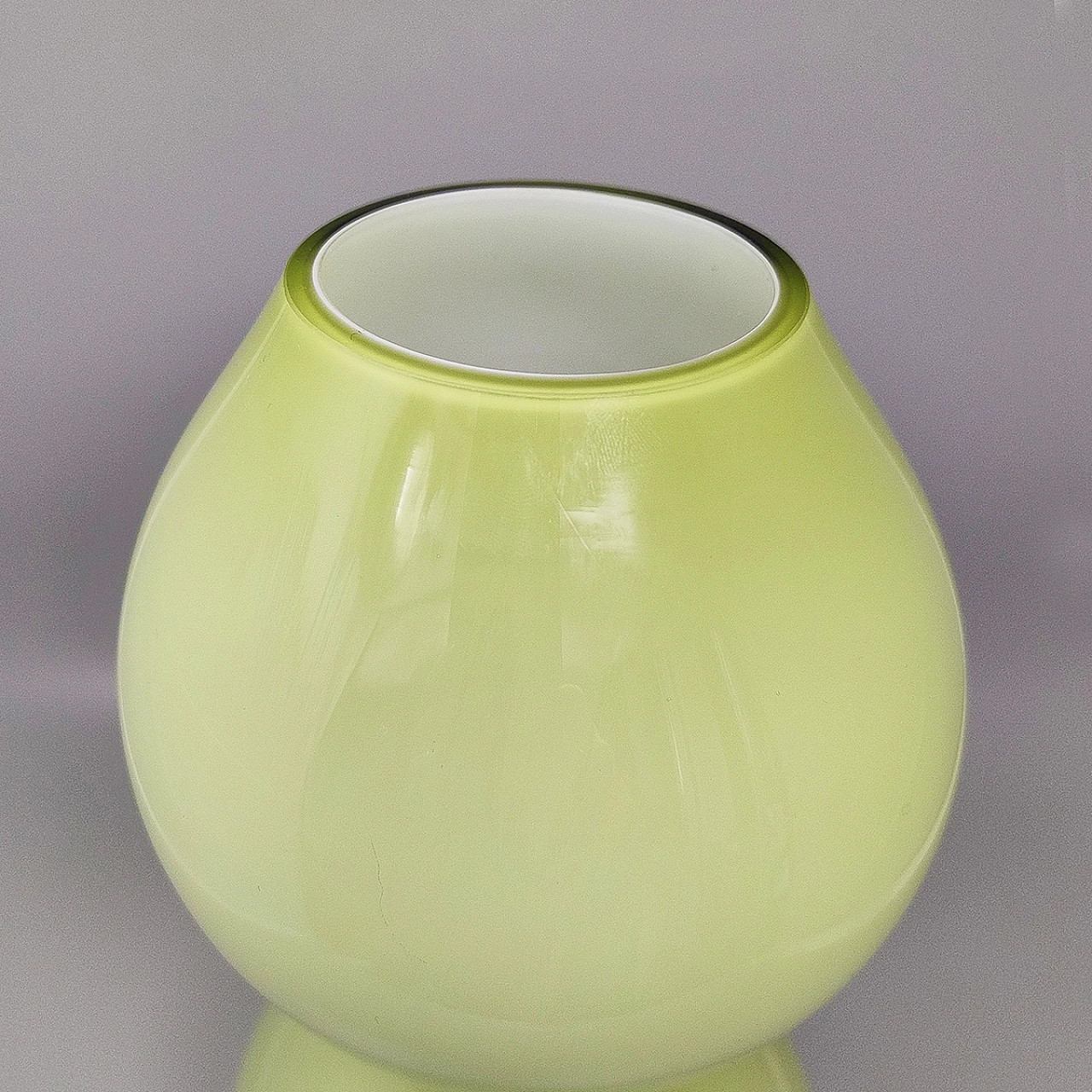 Vaso Space Age verde in vetro di Murano, anni '70 6