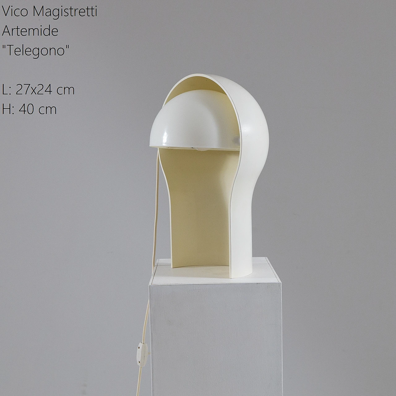 Lampada Telegono di Vico Magistretti per Artemide, anni '60 5