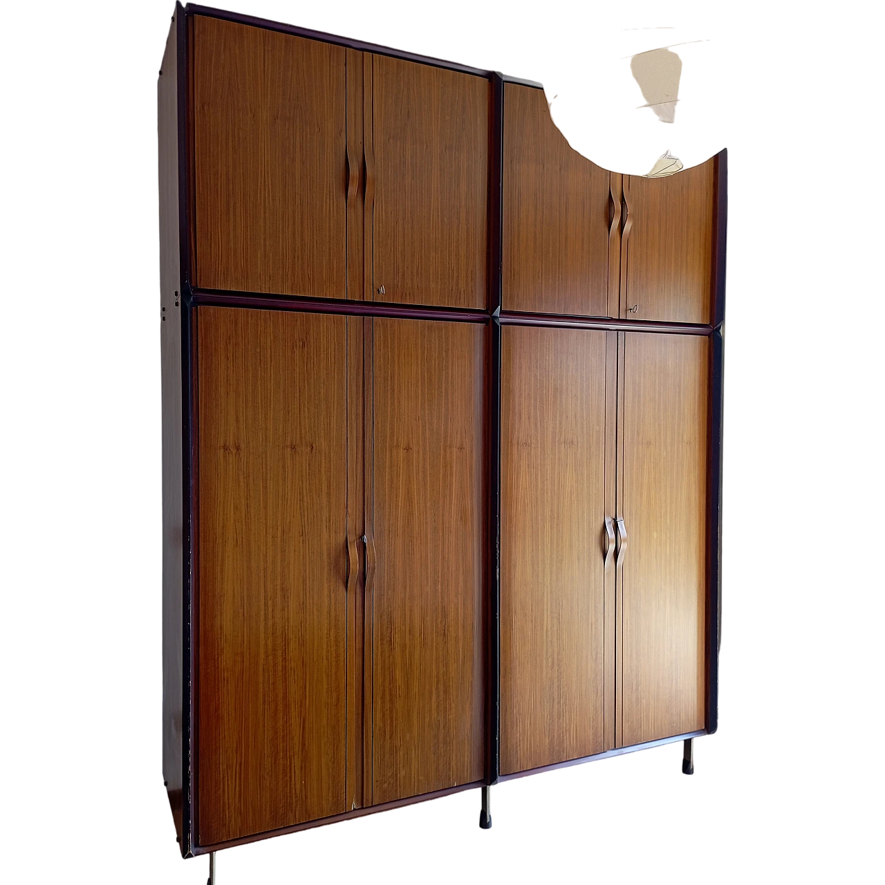 Wooden wardrobe, mid-20th century 3