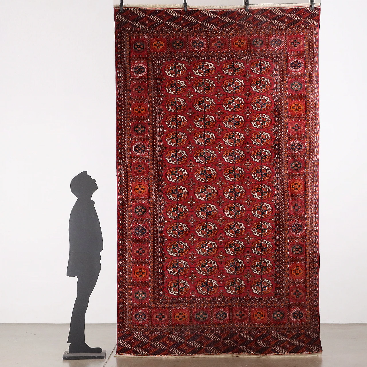 Bukhara wool rug with fine knot, late 20th century 2