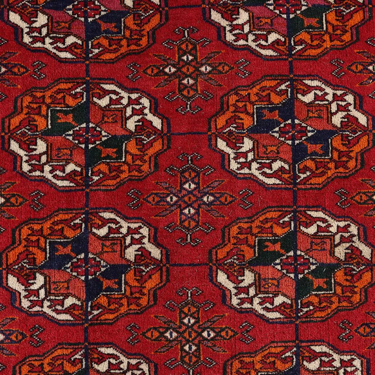Bukhara wool rug with fine knot, late 20th century 3