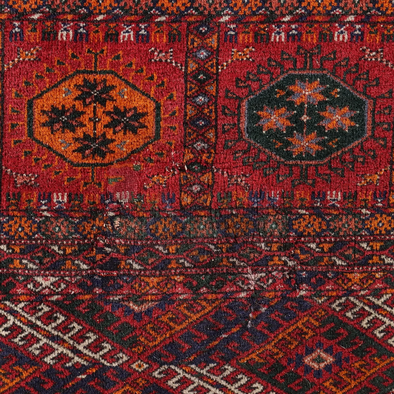 Bukhara wool rug with fine knot, late 20th century 5