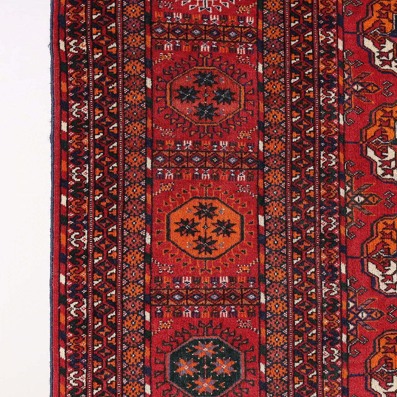 Bukhara wool rug with fine knot, late 20th century 6