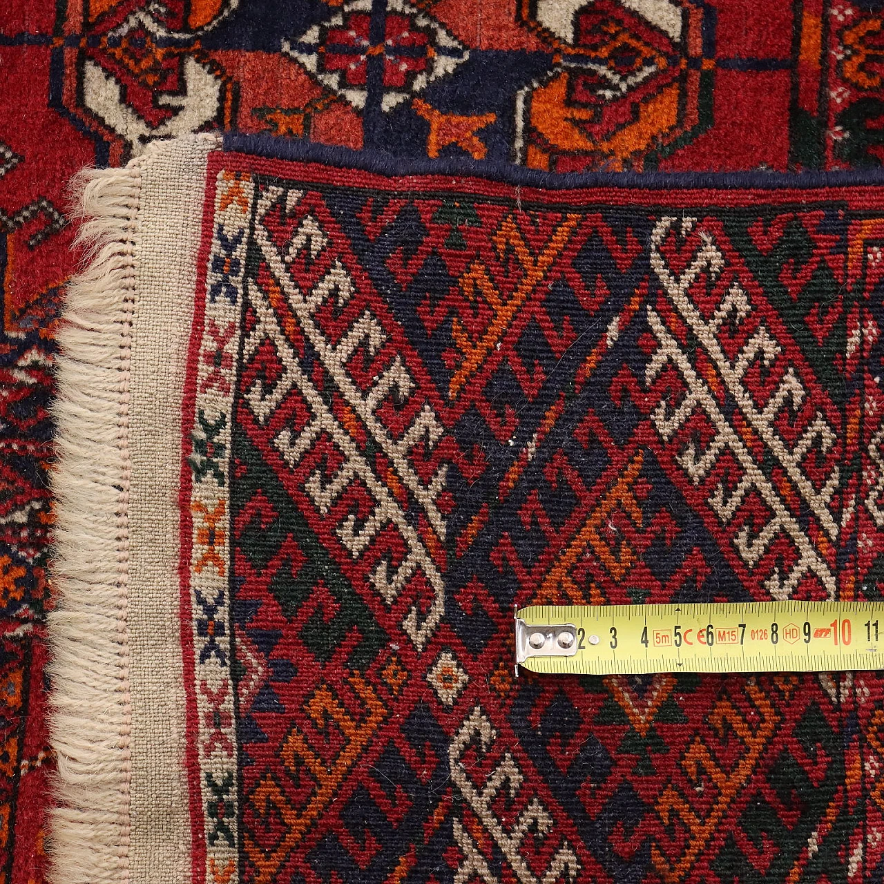 Bukhara wool rug with fine knot, late 20th century 7