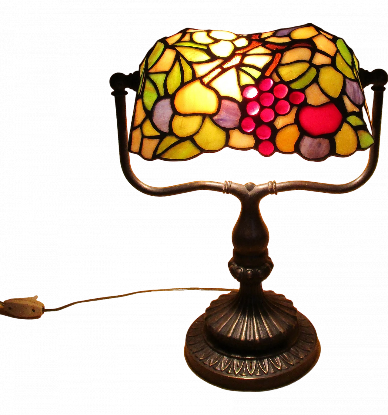 Lampada Art Nouveau stile Tiffany anni 40 14