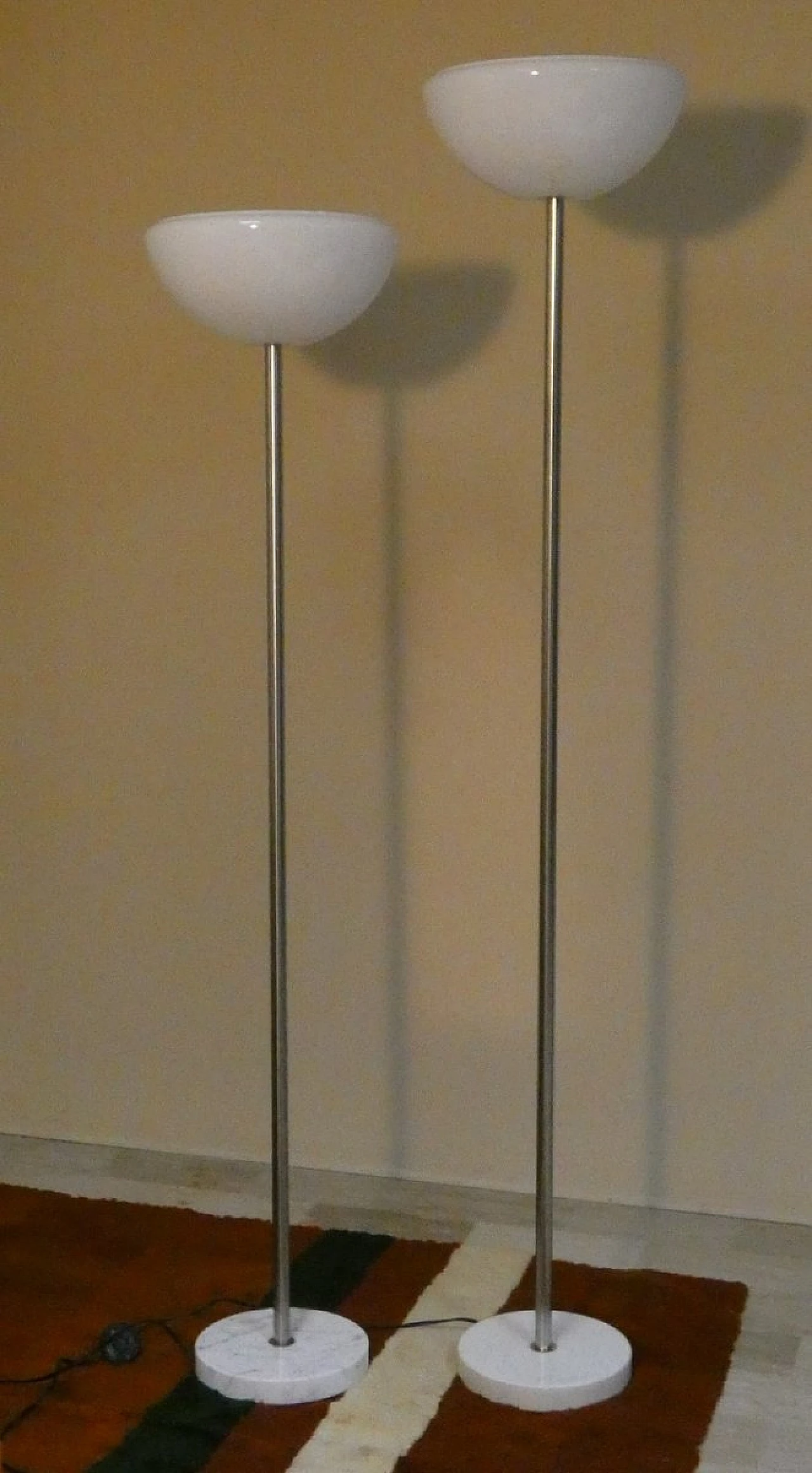 Coppia di lampade da terra di Achille Castiglioni per Flos, anni '60 2