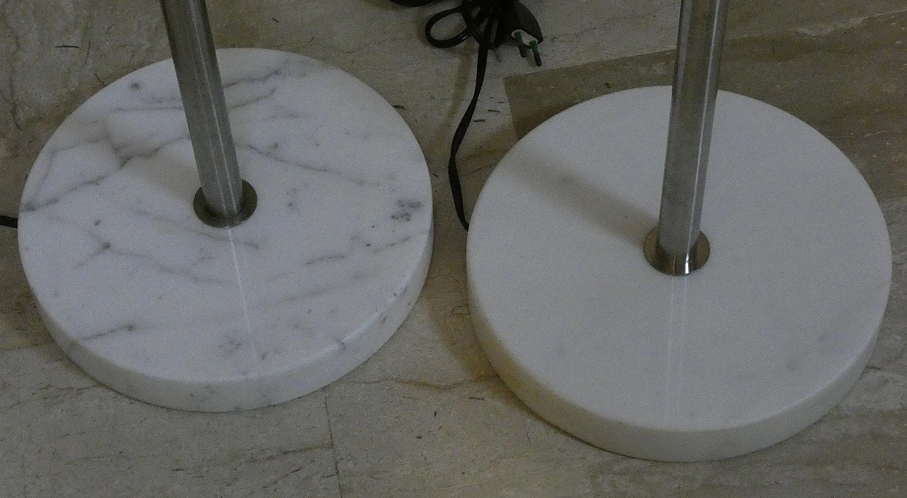 Coppia di lampade da terra di Achille Castiglioni per Flos, anni '60 8